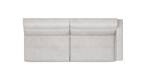 XOOON Fiskardo, 3-Sitzer Armlehne rechts - Schwarz/ Anthrazit, Blau, Braun, Grau, Gruen, Orange, Pink, Rot, Taupe, Weiss, Gelb - 2