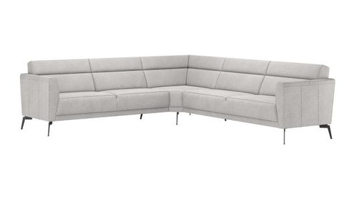 XOOON Fiskardo, 3-Sitzer Armlehne rechts - Schwarz/ Anthrazit, Blau, Braun, Grau, Gruen, Orange, Pink, Rot, Taupe, Weiss, Gelb - 4