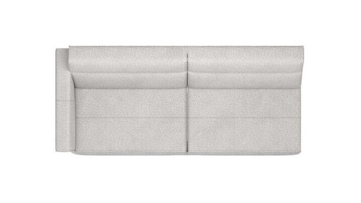 XOOON Fiskardo, 3-Sitzer Armlehne links - Schwarz/ Anthrazit, Blau, Braun, Grau, Gruen, Orange, Pink, Rot, Taupe, Weiss, Gelb - 2