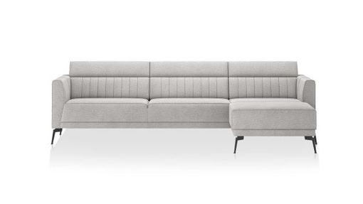 XOOON Fiskardo, 3-Sitzer Armlehne links - Schwarz/ Anthrazit, Blau, Braun, Grau, Gruen, Orange, Pink, Rot, Taupe, Weiss, Gelb - 5