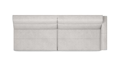 XOOON Fiskardo, 4-Sitzer Armlehne rechts - Schwarz/ Anthrazit, Blau, Braun, Grau, Gruen, Orange, Pink, Rot, Taupe, Weiss, Gelb - 2