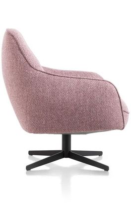 XOOON Oviedo, Sessel mit niedriege Rücken - Schwarz/ Anthrazit, Blau, Braun, Grau, Gruen, Orange, Pink, Rot, Taupe, Weiss, Gelb - 14