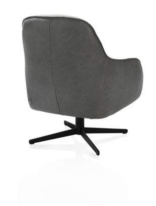 XOOON Oviedo, Sessel mit niedriege Rücken - Schwarz/ Anthrazit, Blau, Braun, Grau, Gruen, Orange, Pink, Rot, Taupe, Weiss, Gelb - 4