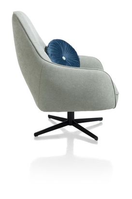 XOOON Oviedo, Sessel mit hohe Rücken - Schwarz/ Anthrazit, Blau, Braun, Grau, Gruen, Orange, Pink, Rot, Taupe, Weiss, Gelb - 5