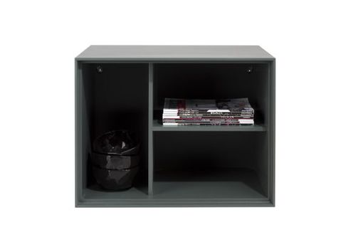 XOOON Elements, Box 45 x 60 cm. - lackiert - zum aufhängen + 3-Nischen + Led -  - 1