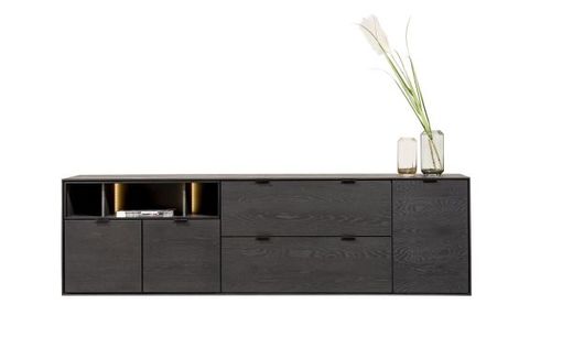XOOON Elements, Sideboard 210 cm. - 3-Türen + 2-Laden + 3-Nischen + Led -  - 1