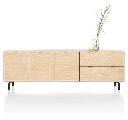 XOOON Elements, Sideboard 240 cm - 3-Türen + 2-Laden inkl. Metallfüße -  - 1