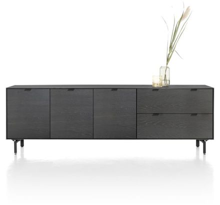 XOOON Elements, Sideboard 240 cm - 3-Türen + 2-Laden inkl. Metallfüße -  - 1