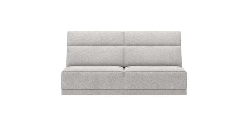 XOOON Fiskardo, 2-Sitzer ohne Armlehnen - Schwarz/ Anthrazit, Blau, Braun, Grau, Gruen, Orange, Pink, Rot, Taupe, Weiss, Gelb - 1