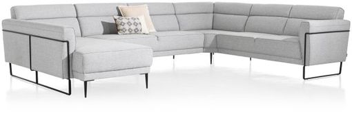 XOOON Fiskardo, Eckteil - Schwarz/ Anthrazit, Blau, Braun, Grau, Gruen, Orange, Pink, Rot, Taupe, Weiss, Gelb - 3