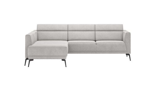 XOOON Fiskardo, Longchair mit langem Armlehne - links - Schwarz/ Anthrazit, Blau, Braun, Grau, Gruen, Orange, Pink, Rot, Taupe, Weiss, Gelb - 10