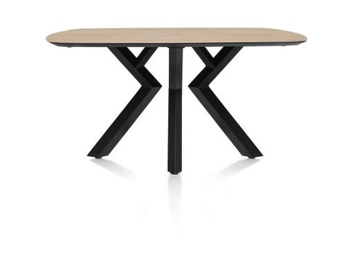 XOOON Masura, Tisch ovale - 150 x 105 cm - Beige, Braun - 1