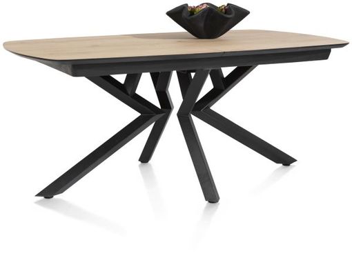 XOOON Masura, Ausziehtisch ovale - 180 (+ 60) x 110 cm - Beige, Braun - 2