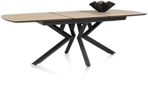 XOOON Masura, Ausziehtisch ovale - 180 (+ 60) x 110 cm - Beige, Braun - 3