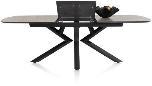 XOOON Masura, Ausziehtisch ovale - 180 (+ 60) x 110 cm - Braun - 10