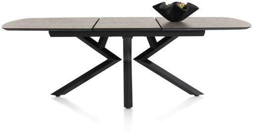 XOOON Masura, Ausziehtisch ovale - 180 (+ 60) x 110 cm - Braun - 11