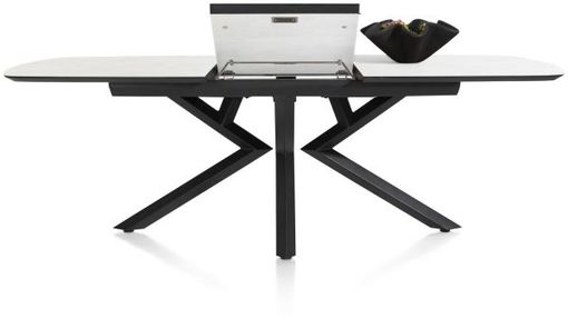 XOOON Masura, Ausziehtisch ovale - 180 (+ 60) x 110 cm - Weiß - 10