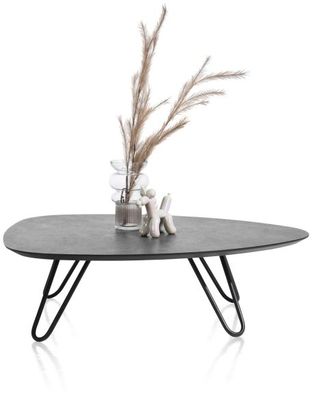 XOOON Masura, Couchtisch 110 x 88 cm - Schwarz, Grau - 2