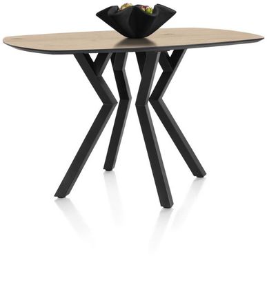 XOOON Masura, Tresentisch ovale - 150 x 105 cm - (Hoehe 92 cm) - Beige, Braun - 2