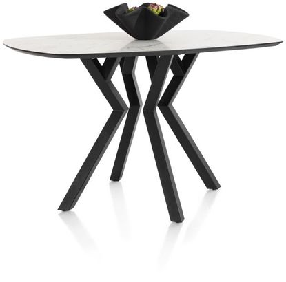 XOOON Masura, Tresentisch ovale - 150 x 105 cm - (Hoehe 92 cm) - Weiß - 2