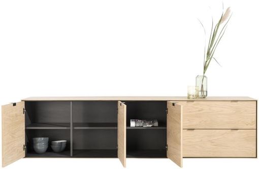 XOOON Elements, Sideboard 240 cm - 3-Türen + 2-Laden -  - 3