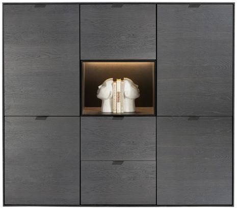 XOOON Elements, Highboard 150 cm - 5-Türen + 2-Laden + 1-Nische + Led -  - 1