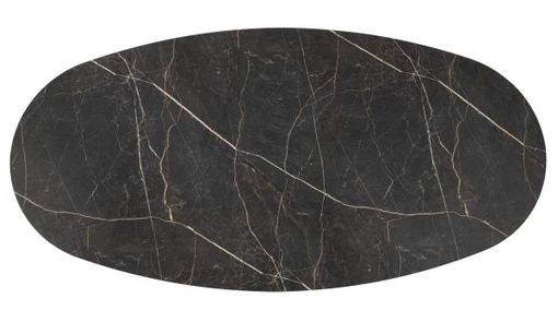 XOOON Arabax, Tisch - Ellipse - 240 x 120 cm - Schwarz - 2