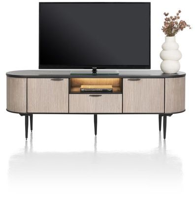 XOOON Aramon, Lowboard 170 cm. - 2-Türen + 1-Lade + 1-Nische (+ LED) -  - 1