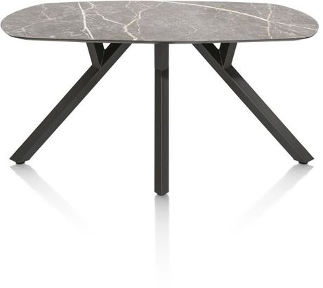XOOON Minato, Tisch - oval - 200 x 105 cm. - Grau - 1