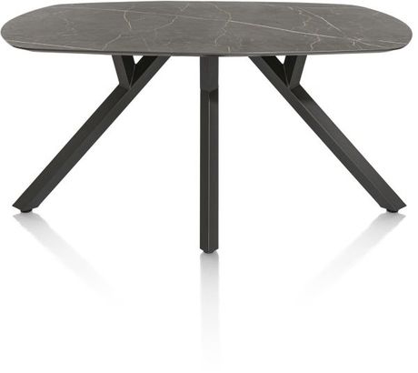 XOOON Minato, Tisch - oval - 200 x 105 cm. - Schwarz - 1