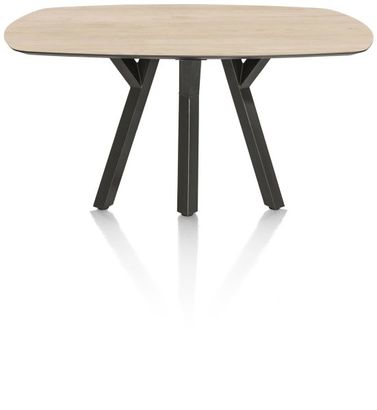 XOOON Minato, Tisch - oval - 150 x 105 cm. - Beige, Braun - 1