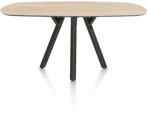 XOOON Minato, Tresentisch - oval - 240 x 110 cm. (hoehe: 92 cm.) - Beige, Braun - 1