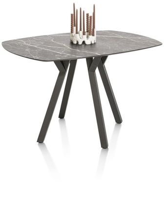 XOOON Minato, Tresentisch - oval - 150 x 105 cm. (hoehe: 92 cm.) - Grau - 2