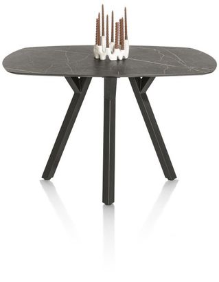 XOOON Minato, Tresentisch - oval - 150 x 105 cm. (hoehe: 92 cm.) - Schwarz - 1