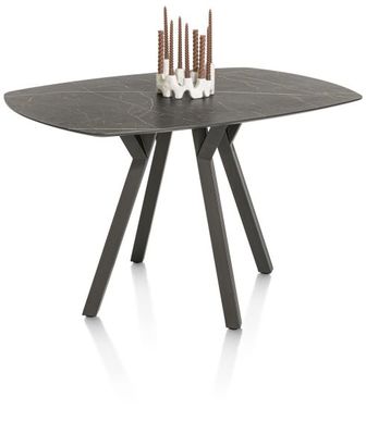 XOOON Minato, Tresentisch - oval - 150 x 105 cm. (hoehe: 92 cm.) - Schwarz - 2