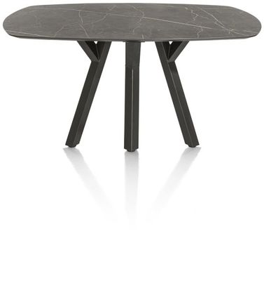 XOOON Minato, Tresentisch - oval - 150 x 105 cm. (hoehe: 92 cm.) - Schwarz - 3