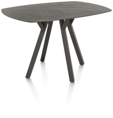 XOOON Minato, Tresentisch - oval - 150 x 105 cm. (hoehe: 92 cm.) - Schwarz - 4