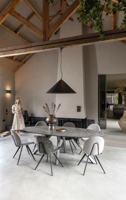 XOOON Minato, Tisch - Ellipse - 240 x 110 cm. - Grau - 9