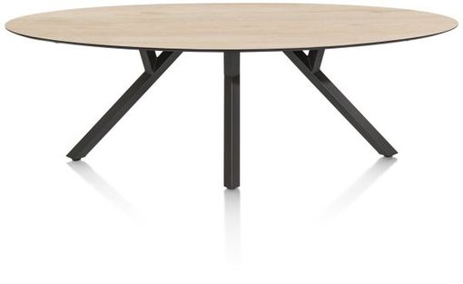 XOOON Minato, Tisch - Ellipse - 240 x 110 cm. - Beige, Braun - 3