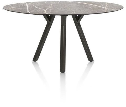 XOOON Minato, Tresentisch - Ellipse - 210 x 105 cm. (hoehe: 92 cm.) - Grau - 1