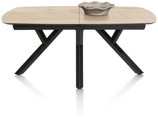 XOOON Minato, Auszugstisch - oval - 180 (+ 60) x 110 cm. - Beige, Braun - 3