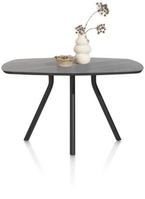 XOOON Arvada, Tresentisch 160 x 100 cm. - oval - Zentralfuss kurz - Schwarz - 3