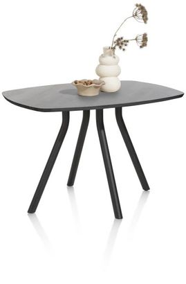 XOOON Arvada, Tresentisch 160 x 100 cm. - oval - Zentralfuss kurz - Schwarz - 4