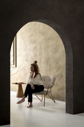 XOOON June, Sessel + Taschenfederkern - Schwarz/ Anthrazit, Blau, Braun, Grau, Gruen, Orange, Pink, Rot, Taupe, Weiss, Gelb - 14