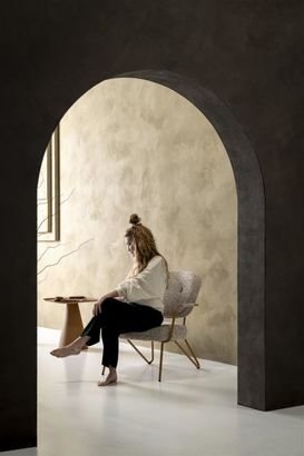 XOOON June, Sessel + Taschenfederkern - Schwarz/ Anthrazit, Blau, Braun, Grau, Gruen, Orange, Pink, Rot, Taupe, Weiss, Gelb - 16