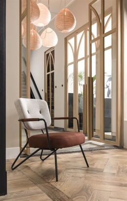 XOOON June, Sessel + Taschenfederkern - Schwarz/ Anthrazit, Blau, Braun, Grau, Gruen, Orange, Pink, Rot, Taupe, Weiss, Gelb - 9