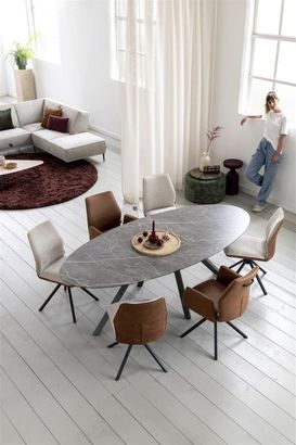 XOOON Franky, Stuhl - festes Metallgestell - Schwarz/ Anthrazit, Blau, Braun, Grau, Gruen, Orange, Pink, Rot, Taupe, Weiss, Gelb - 11