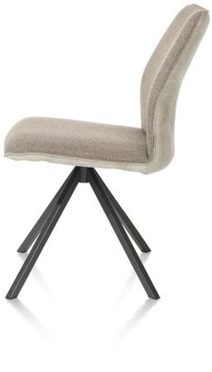 XOOON Franky, Stuhl - drehbares Metallgestell - Schwarz/ Anthrazit, Blau, Braun, Grau, Gruen, Orange, Pink, Rot, Taupe, Weiss, Gelb - 4