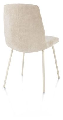 XOOON Filipo, Stuhl - Gestell ton in ton - Stoff Cadiz - Creme - 3