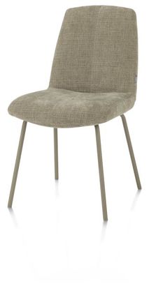 XOOON Filipo, Stuhl - Gestell ton in ton - Stoff Cadiz - Oliv - 2